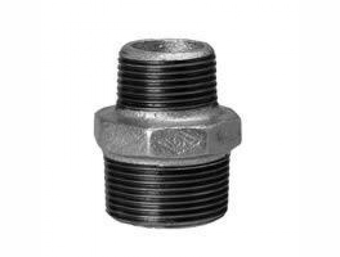 2064-08 - Niple Redutor - Tupy - 3/4 NPT E x 3/8 NPT E