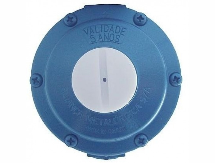 1005-07 - Regulador de Gás Aliança - 506/03 - 1/8 NPT (I) x 3/8 NPT (I) - 7Kg/h - Estágio Único