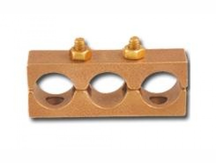 1424-09 - Suporte 3 Tubos Bronze -203 - 15